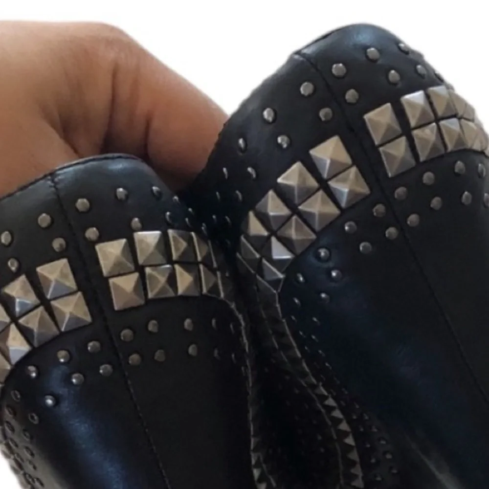 Sam Edelman size 10 Boho silver studded open toe platform ,beautiful